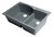 ALFI Titanium 33" x 22" Double Bowl Drop In Granite Composite Kitchen Sink - AB3320DI-T