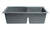 ALFI Titanium 33" x 22" Double Bowl Drop In Granite Composite Kitchen Sink - AB3320DI-T