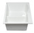 Alfi AB3320DI-W White 33" x 22" Double Bowl Drop In Granite Composite Kitchen Sink