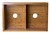 ALFI 33" x 21" Double Bowl Bamboo Kitchen Farm Sink - AB3321