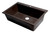 Alfi AB3322DI-C Chocolate 33" x 22" Single Bowl Drop In Granite Composite Kitchen Sink