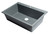 ALFI Titanium 33" x 22" Single Bowl Drop In Granite Composite Kitchen Sink - AB3322DI-T