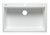 ALFI White 33" x 22" Single Bowl Drop In Granite Composite Kitchen Sink - AB3322DI-W