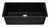 ALFI Black 33" x 20" Single Bowl Undermount Granite Composite Kitchen Sink - AB3322UM-BLA
