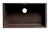 ALFI Chocolate 33" x 20" Single Bowl Undermount Granite Composite Kitchen Sink - AB3322UM-C