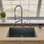 ALFI Titanium 33" x 20" Single Bowl Undermount Granite Composite Kitchen Sink - AB3322UM-T