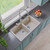 Alfi AB3420DI-B Biscuit 34" x 20" Drop-In Double Bowl Granite Composite Kitchen Sink