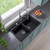 ALFI Black 34" x 20" Drop-In Double Bowl Granite Composite Kitchen Sink - AB3420DI-BLA