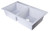 ALFI White 34" x 20" Drop-In Double Bowl Granite Composite Kitchen Sink - AB3420DI-W