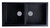 ALFI Black 34" x 18" Undermount Double Bowl Granite Composite Kitchen Sink - AB3420UM-BLA