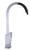 ALFI Polished Chrome Gooseneck Single Hole Single Handle Bathroom Vessel Faucet - AB3470-PC