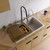 ALFI Biscuit 35" x 20" Drop-In Single Bowl Granite Composite Kitchen Sink - AB3520DI-B