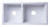 ALFI 36" x 18" White Smooth Apron Thick Wall Fireclay Double Bowl Farmhouse Sink - AB3618DB-W
