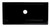 ALFI 36" x 18" Black Gloss Reversible Smooth / Fluted Single Bowl Fireclay Farmhouse Sink - AB3618HS-BG