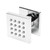ALFI Polished Chrome 2" Square Adjustable Shower Body Spray - AB3820-PC