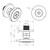 Alfi AB3830-PC Polished Chrome 2" Round Adjustable Shower Body Spray