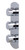 Alfi AB4001-PC Polished Chrome Concealed 3-Way Thermostatic Valve Shower Mixer Faucet - Round Knobs