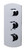 Alfi AB4001-PC Polished Chrome Concealed 3-Way Thermostatic Valve Shower Mixer Faucet - Round Knobs
