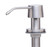 ALFI Solid Brushed Stainless Steel Modern Soap Dispenser - AB5004-BSS
