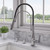 ALFI Modern Round Brushed Stainless Steel Soap Dispenser - AB5006-BSS