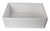 Alfi AB510-W White 30" x 20" Contemporary Smooth Apron Fireclay Farmhouse Kitchen Sink