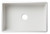 ALFI White 30" x 20" Contemporary Smooth Apron Fireclay Farmhouse Kitchen Sink - AB510-W