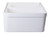 ALFI White 32" x 18" Double Bowl Lip Apron Fireclay Farmhouse Kitchen Sink with 1 3/4" Lip - AB512-W