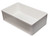ALFI 33" x 20" White Single Bowl Fluted Apron Fireclay Farm Sink - AB532-W