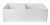 ALFI White 32" x 20" Smooth Apron Double Bowl Fireclay Farmhouse Kitchen Sink - AB538-W
