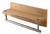 ALFI 16" Wooden Shelf with Chrome Towel Bar - AB5511