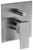 ALFI Brushed Nickel Shower Valve Mixer with Square Lever Handle and Diverter - AB5601-BN