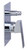 ALFI Polished Chrome Shower Valve Mixer with Square Lever Handle and Diverter - AB5601-PC