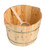 ALFI Round Wooden Cedar Foot Soaking Tub - AB6604