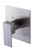 Alfi AB6701-BN Brushed Nickel Modern Square Pressure Balanced Shower Mixer Faucet