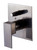 ALFI Brushed Nickel Modern Square Pressure Balanced Shower Mixer Faucet with Diverter - AB6801-BN