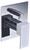 ALFI Polished Chrome Modern Square Pressure Balanced Shower Mixer Faucet with Diverter - AB6801-PC