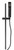 ALFI Black Matte Square Sliding Rail Hand Shower Set - AB7606-BM