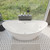 ALFI 68 inch White Oval Acrylic Free Standing Soaking Bathtub - AB8803