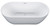 Alfi AB8839 67 inch White Oval Acrylic Free Standing Soaking Bathtub