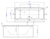 Alfi AB8858 59 inch White Rectangular Acrylic Free Standing Soaking Bathtub
