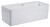 Alfi AB8858 59 inch White Rectangular Acrylic Free Standing Soaking Bathtub