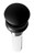 ALFI Black Matte Pop Up Drain with Overflow - AB9056-BM