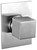 Alfi AB9209-BN Brushed Nickel Modern Square 3 Way Shower Diverter, Includes Rough Valve
