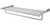 ALFI Polished Chrome 24 inch Towel Bar & Shelf Bathroom Accessory - AB9523