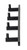 ALFI Black Matte Wall Mounted 4 Prong Robe / Towel Hook - AB9528-BM