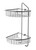 Alfi AB9532 Polished Chrome Corner Mounted Double Basket Shower Shelf Bathroom Accessory