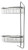 Alfi AB9532 Polished Chrome Corner Mounted Double Basket Shower Shelf Bathroom Accessory