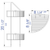 Alfi AB9532 Polished Chrome Corner Mounted Double Basket Shower Shelf Bathroom Accessory