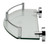 Alfi AB9547 Polished Chrome Wall Mounted Glass Shower Shelf