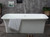 Alfi AB9942 67" White Rectangular Solid Surface Smooth Resin Soaking Bathtub